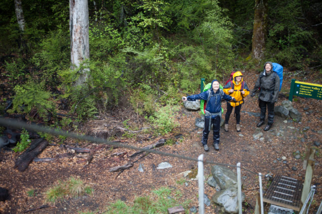 Lakehead Hut Swingbridge