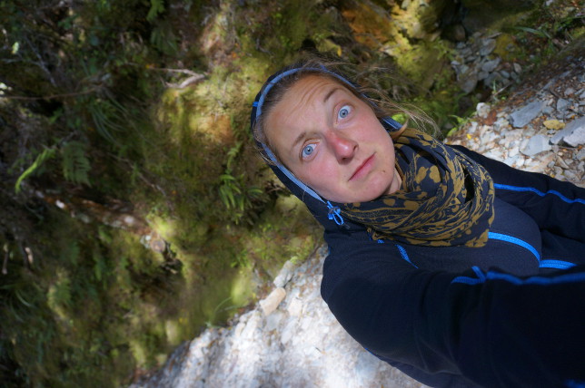 selfie routeburn track