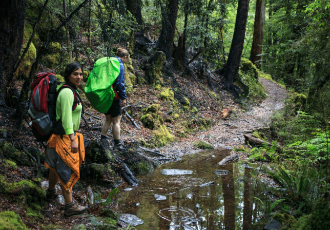 The wet journey to Blue Lake