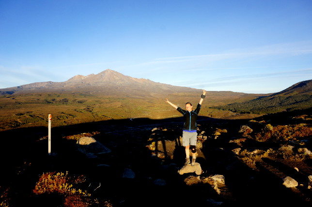 Me in front of Ruapehu