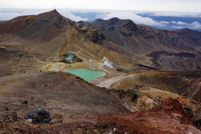 Tongariro Alpine Crossing Emerald Lakes