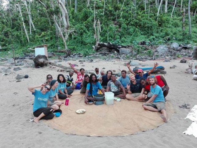 Kava circle on Koro