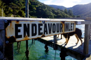 jetty sign endeavour inlet