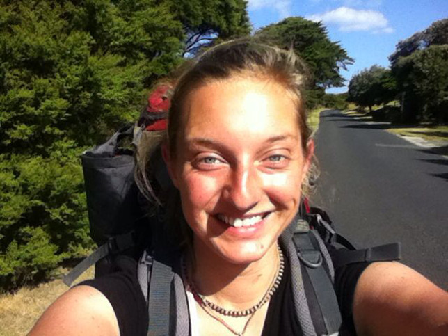 On the mainroad after my arrival on Great Barrier Island.