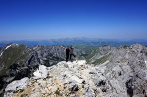 Peak of Bobotov Kuk - "We made it!"