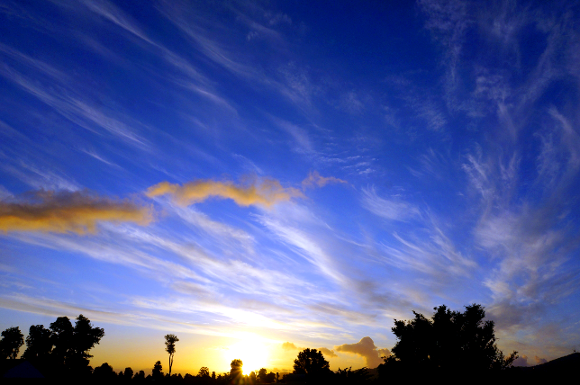 colorful sunset 